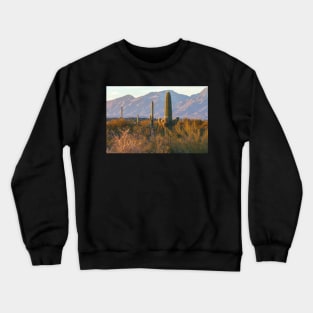 Sonoran Desert Sunset Crewneck Sweatshirt